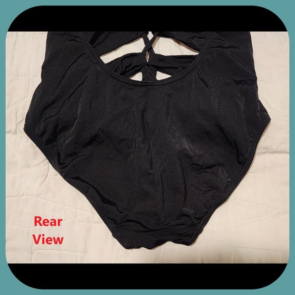 AZURA || Strappy Hollow One-Piece Bathing Suit (SIZE 10) - Picture 4 of 6